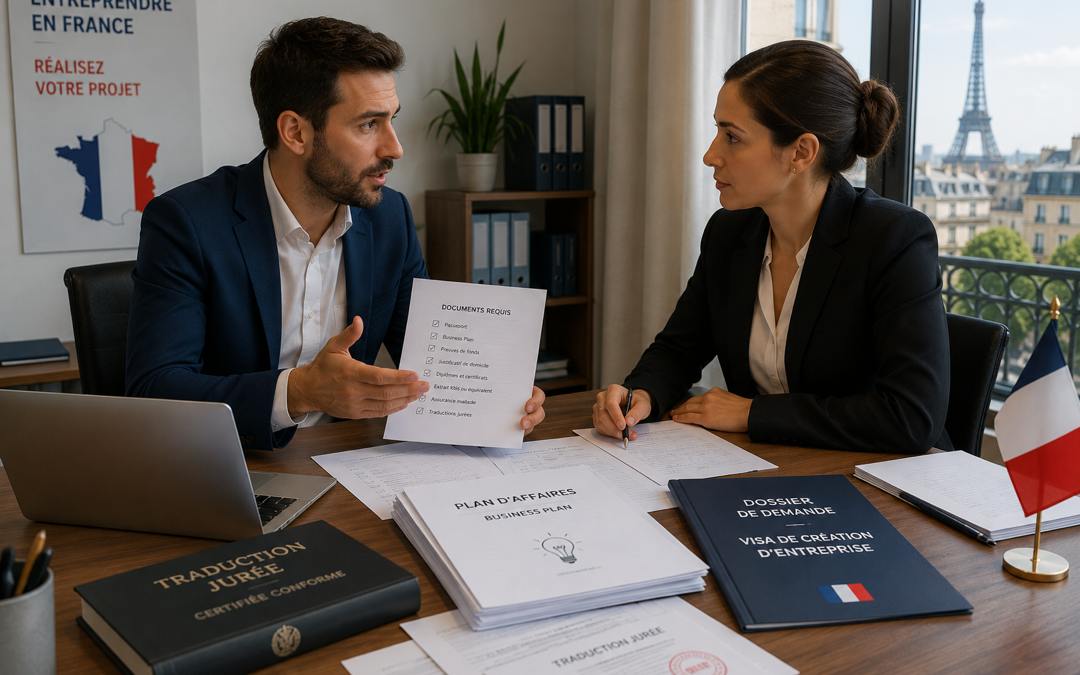 Tradução Juramentada de Documentos Para Solicitar Visto de Empreendedor na França
