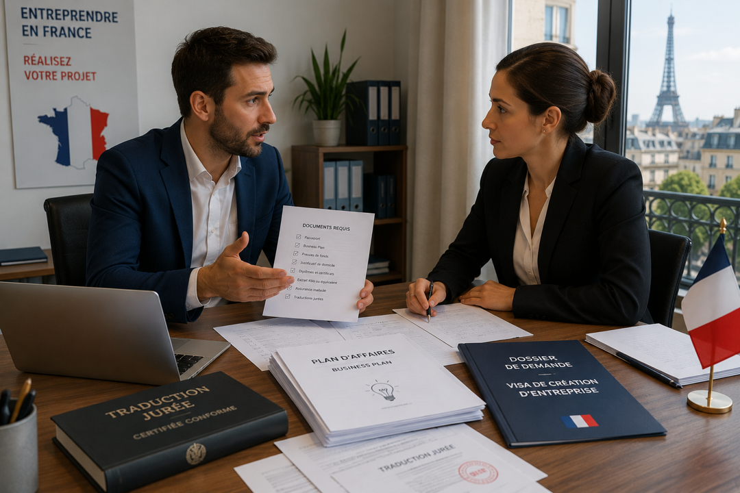Tradução Juramentada de Documentos Para Solicitar Visto de Empreendedor na França