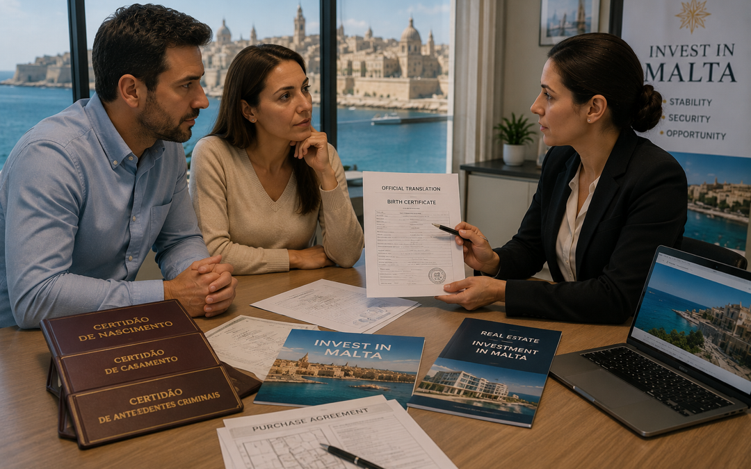 Tradução Oficial de Documentos Para Investimento Imobiliário em Malta