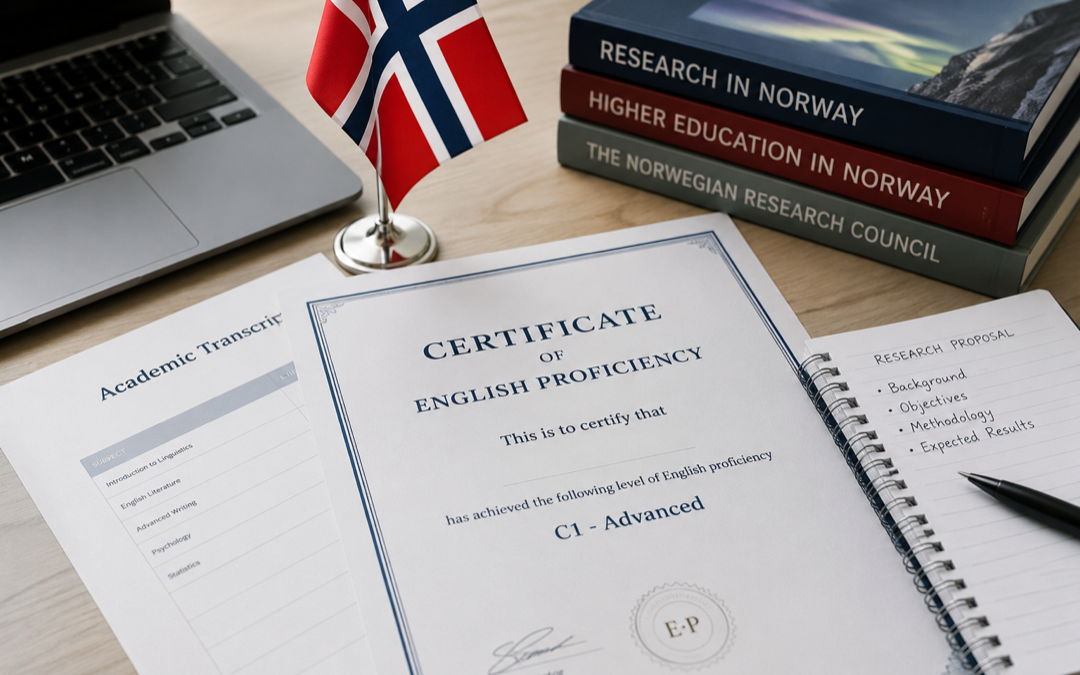 Tradução de Certificados de Proficiência Para Bolsas de Pesquisa na Noruega