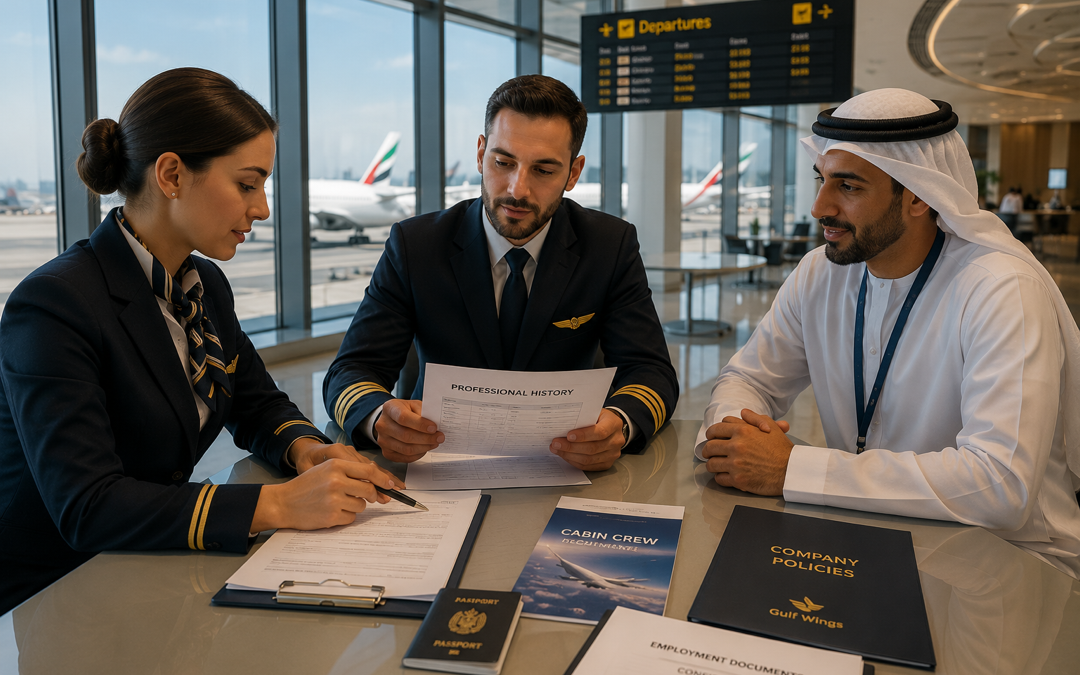 Tradução de Histórico Profissional Para Trabalhar em Companhias Aéreas do Oriente Médio